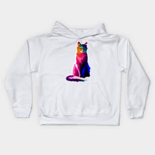 Rainbow Cat Kids Hoodie